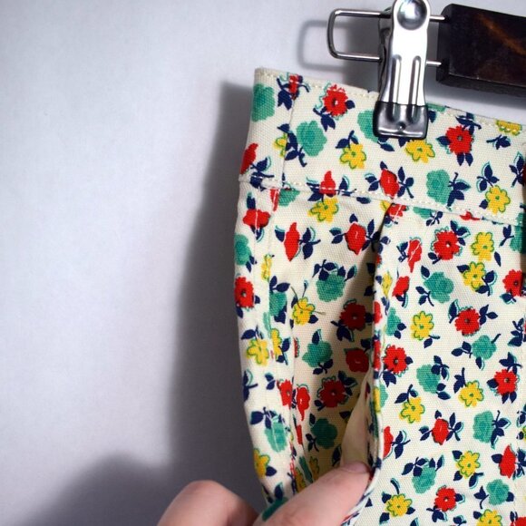 J.Crew Mercantile Floral Button Front Mini Skirt Size 4 - Picture 12 of 12